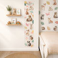 Load image into Gallery viewer, Personalised Children’s Height Chart Wall Sticker - Woodland Animal
